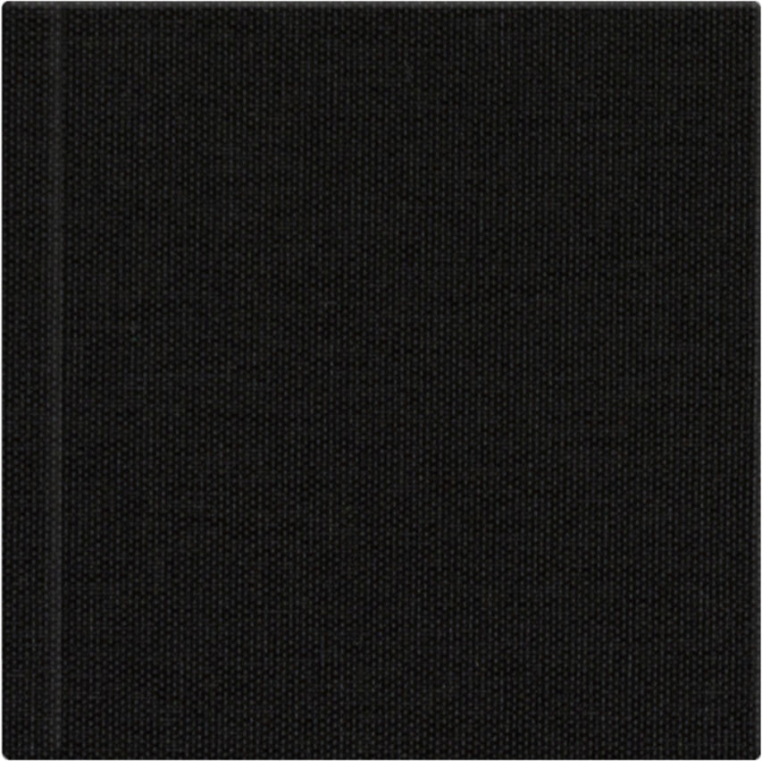 Black linen album cover, 12x12