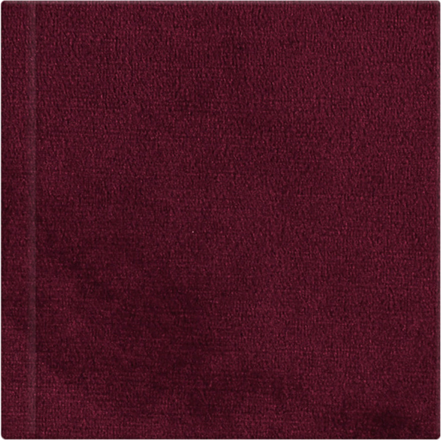 Burgundy Red velvet wedding album cover, 12x12