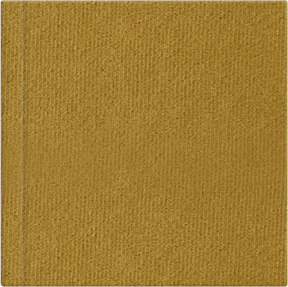 Dijon Yellow velvet wedding album cover, 12x12