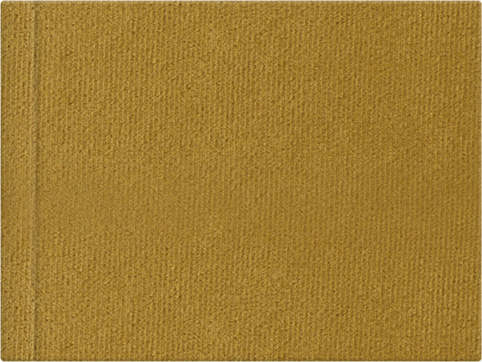 Dijon Yellow velvet wedding album cover, 18x12