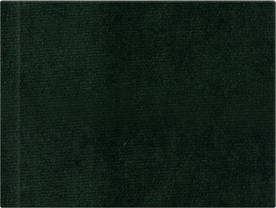 Emerald Green velvet wedding album cover, 18x12