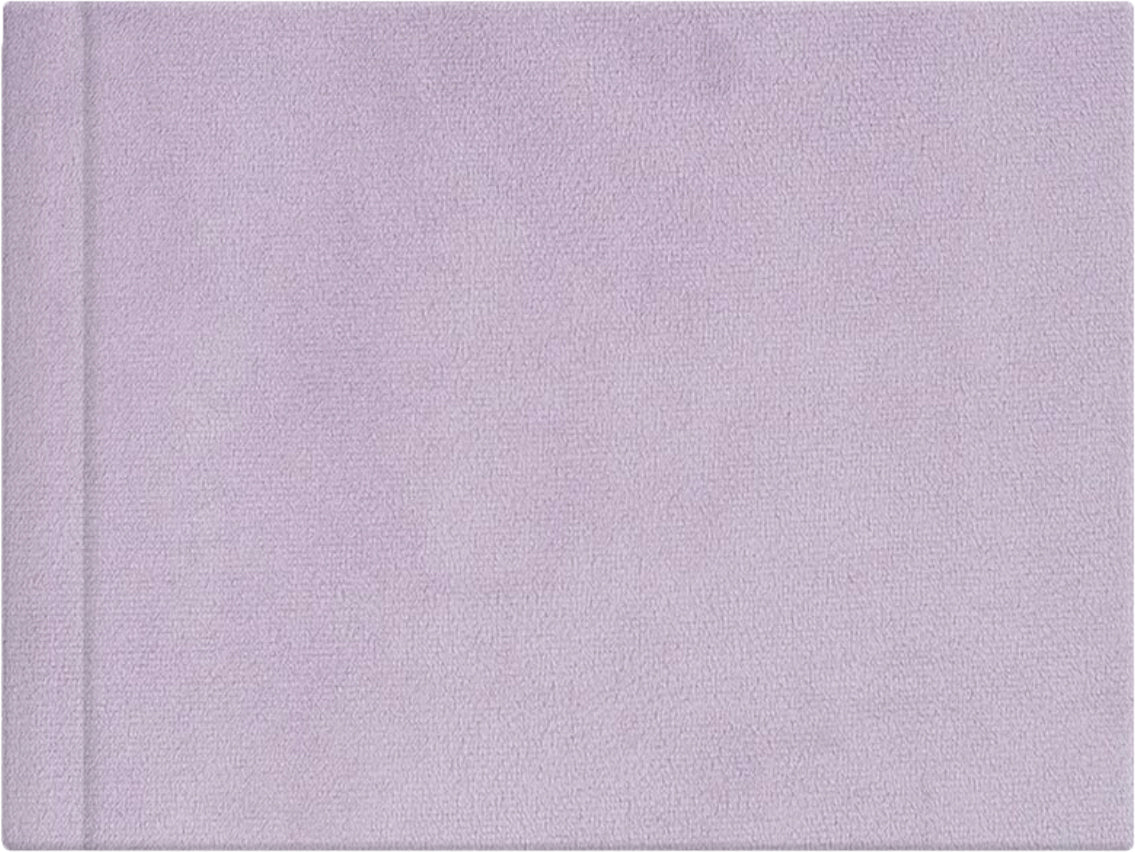 Lavender Purple velvet wedding album cover, 18x12