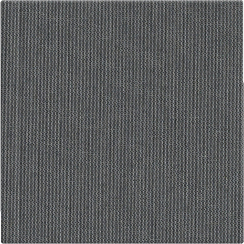Smoke Grey linen wedding album cover, 12x12